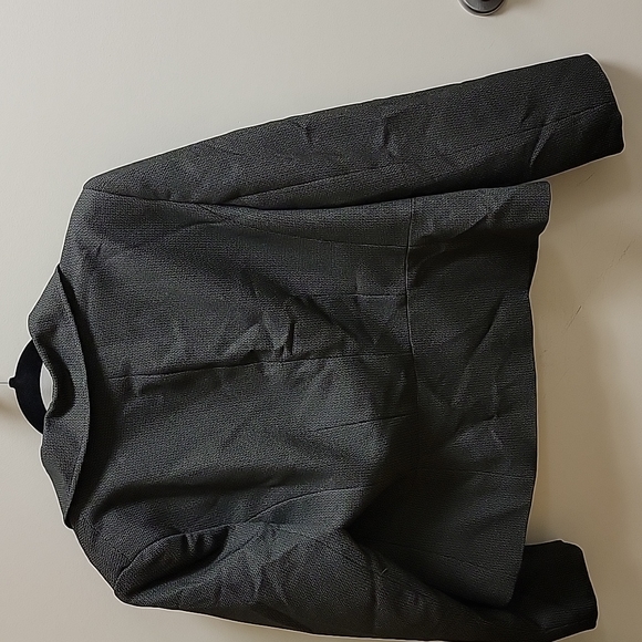 Le Suit blazer size 14 black and light brown mixed color - Picture 2 of 5